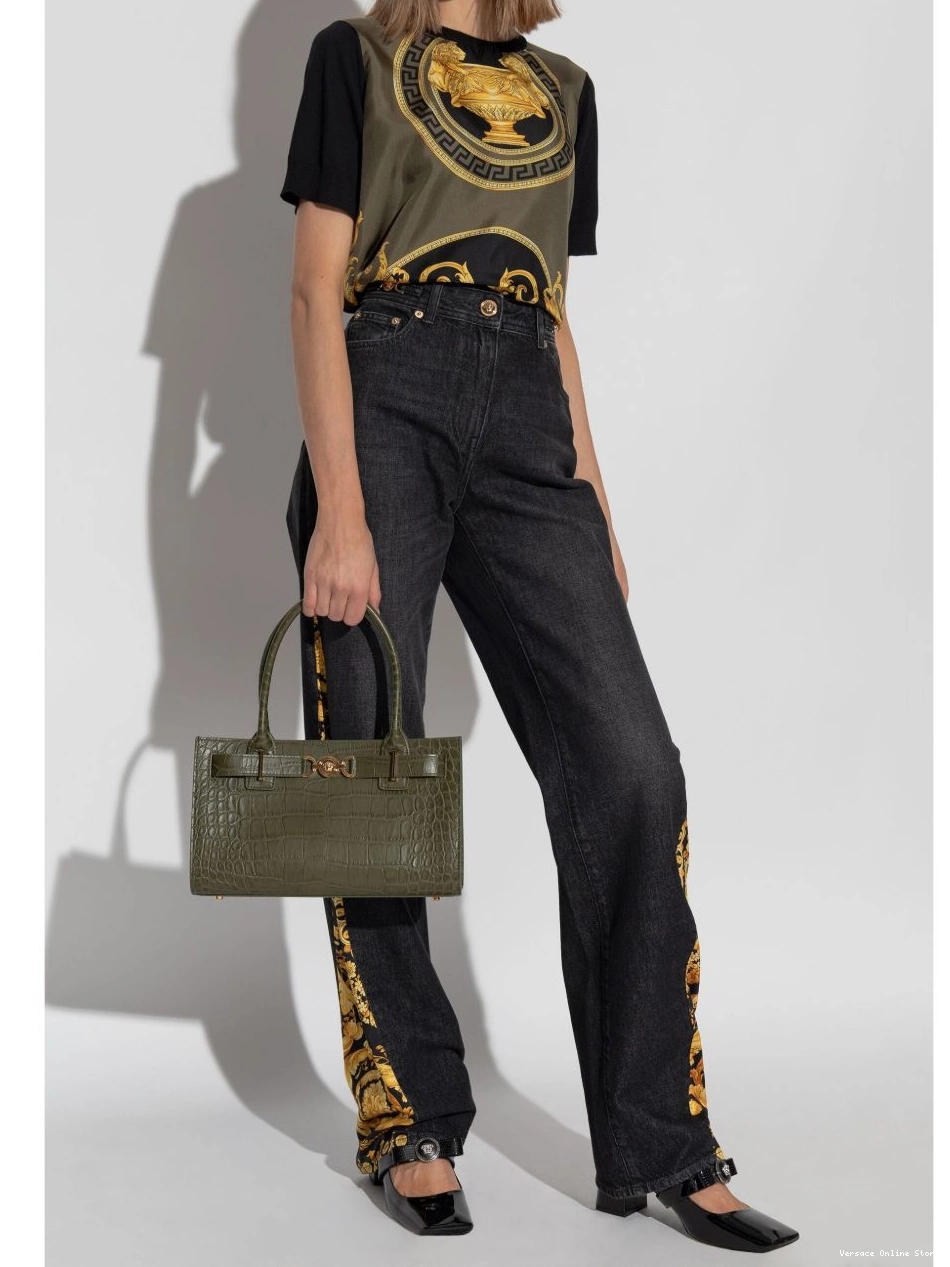 Cheap Women boyfriend Versace Barocco jeans 0718
